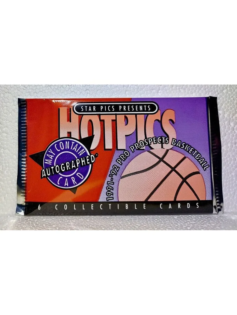 1991-92 Pro Prospects NBA Basketball Card Pack - Factory Sealed, New - 6 Cards